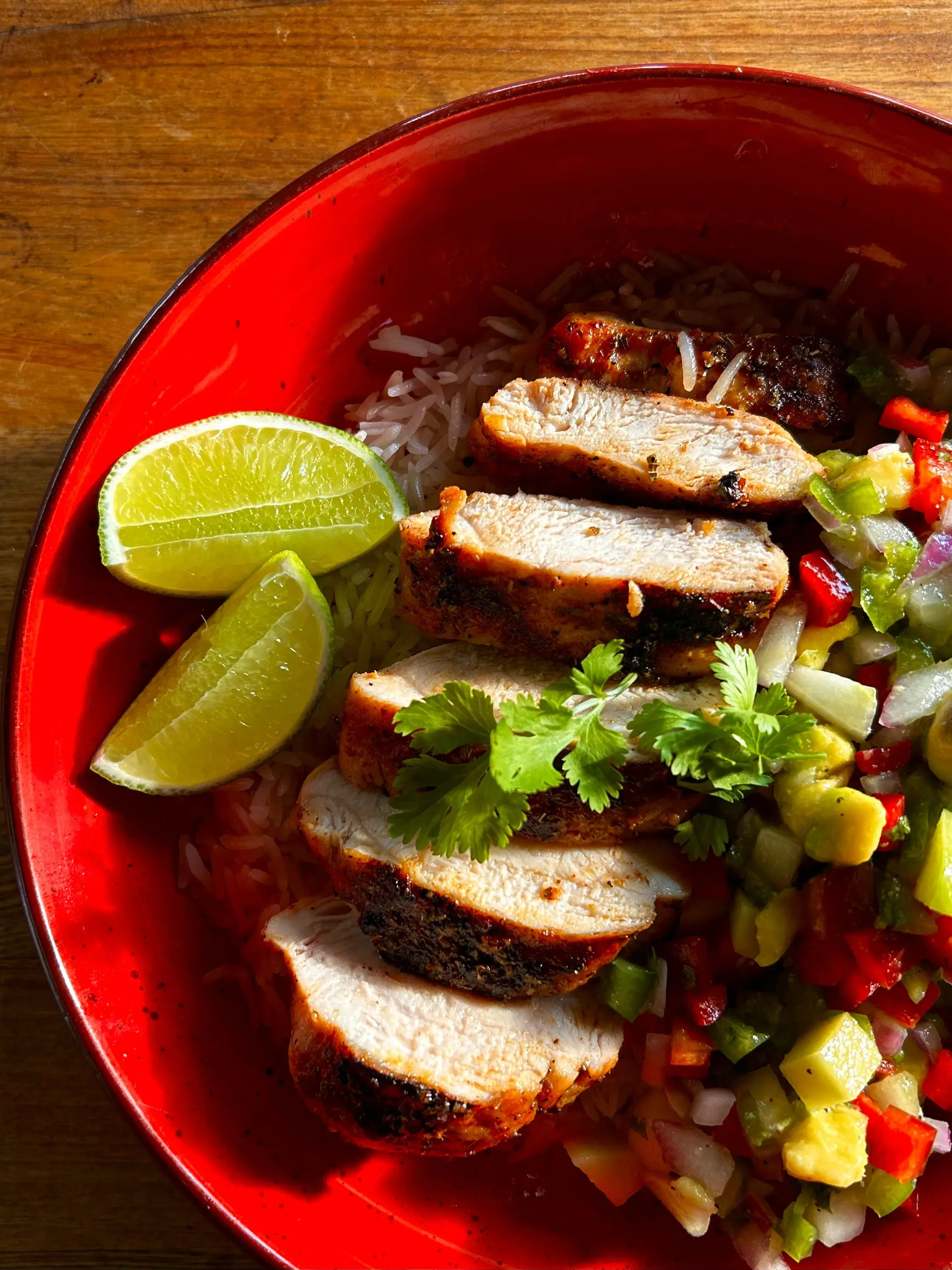Grilled chicken bowl