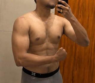 Anoop after getting fit with Habbeat